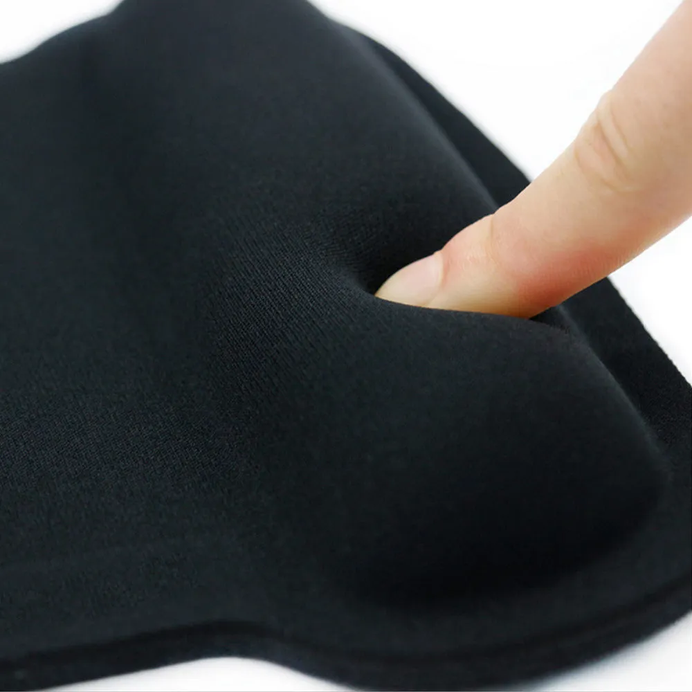 100% New Thicken Soft Sponge Wrist Rest Mouse Pad For Optical/Trackball Mat Mice Pad Computer Durable Comfy Mouse Mat