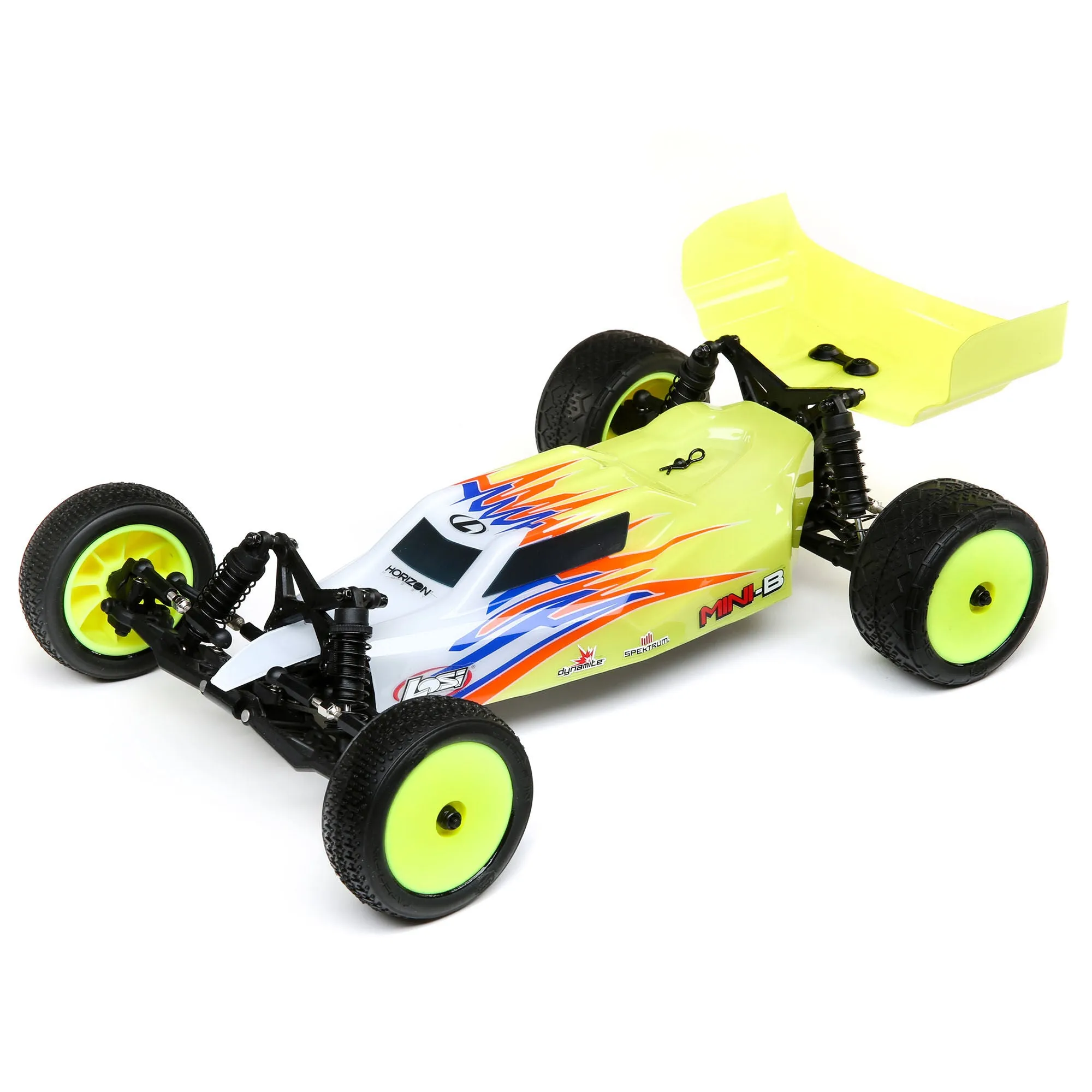 1/16 Mini-B Brushed RTR 2WD Buggy, Yellow/White