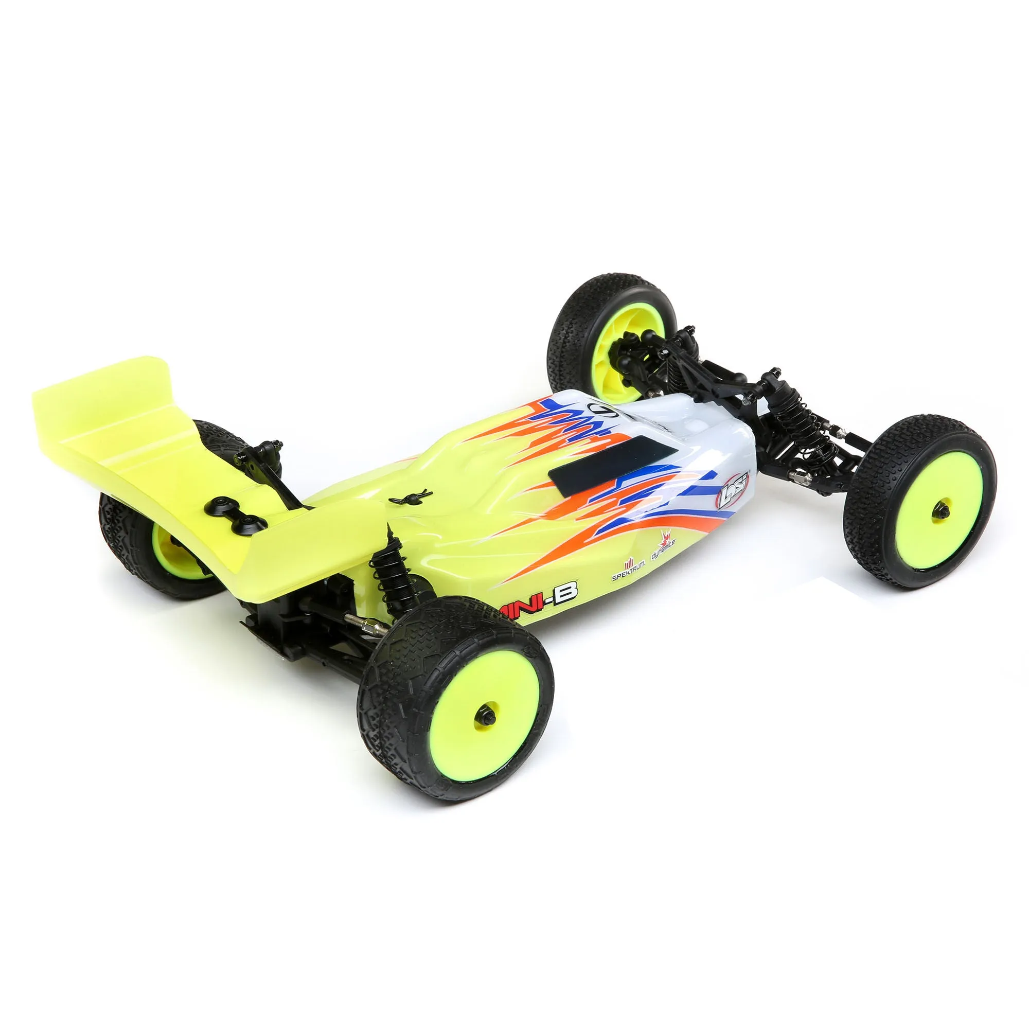 1/16 Mini-B Brushed RTR 2WD Buggy, Yellow/White