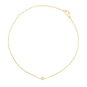 14k Yellow Gold  Diamond Bracelet