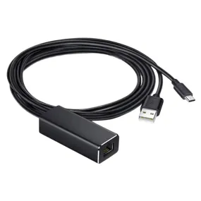 1M Ethernet Adapter For Fire Tv Stick Micro Usb To Rj45 Cable -Se- L156