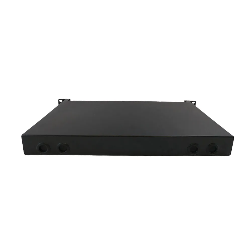 1U 19" Rackmount FDU with Slide Out  (holds 2 panels) (Non-LGX) - Black