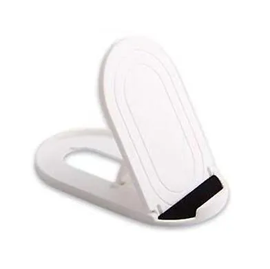 2Pcs black Portable oval mobile phone stand, foldable desktop lazy stand AZ11785