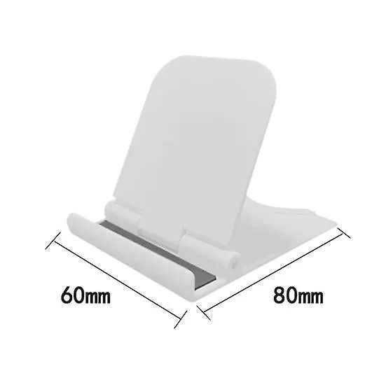 2Pcs black Universal mobile phone tablet desktop stand, foldable plastic mobile phone stand AZ19073