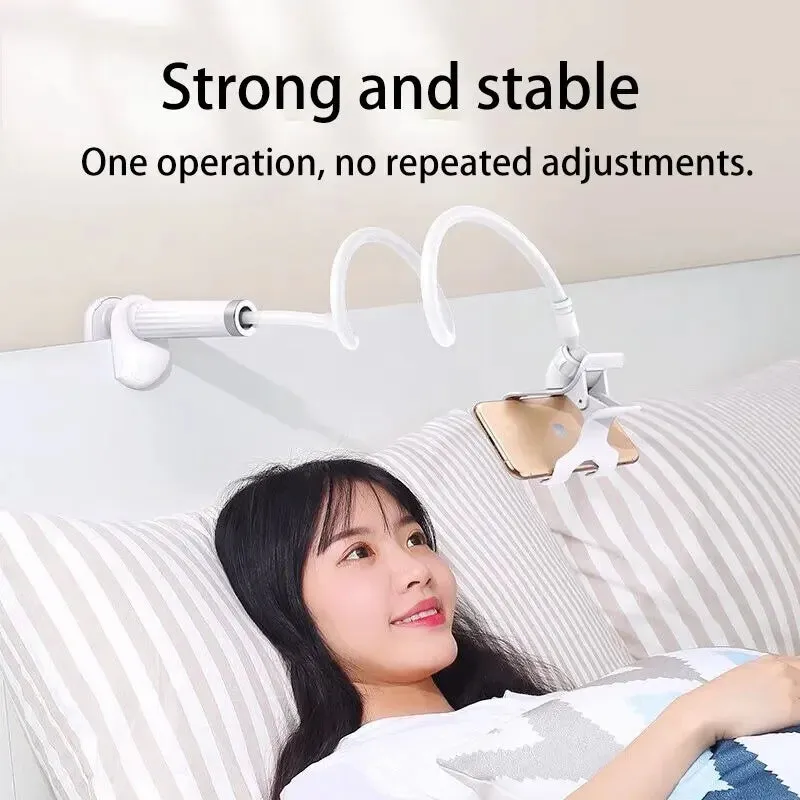 360 Clip Mobile Phone Holder Stand Portable Flexible Lazy Bed Desktop Bracket Desk Mount Stand Base For iPhone Samsung Xiaomi