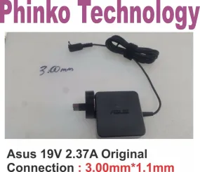 45W 19V 2.37A AC Adapter Charger Asus Ultrabook Zenbook UX21 UX21E UX31 UX31E