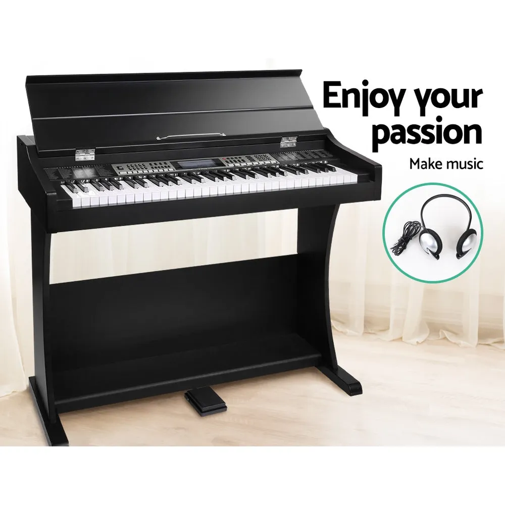 61-Key Touch-Sensitive Electronic Piano w/ Stand & Stool - Alpha