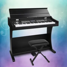 61-Key Touch-Sensitive Electronic Piano w/ Stand & Stool - Alpha