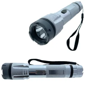 6.75" Silver Stun Gun with Led Light 3 Million Volt