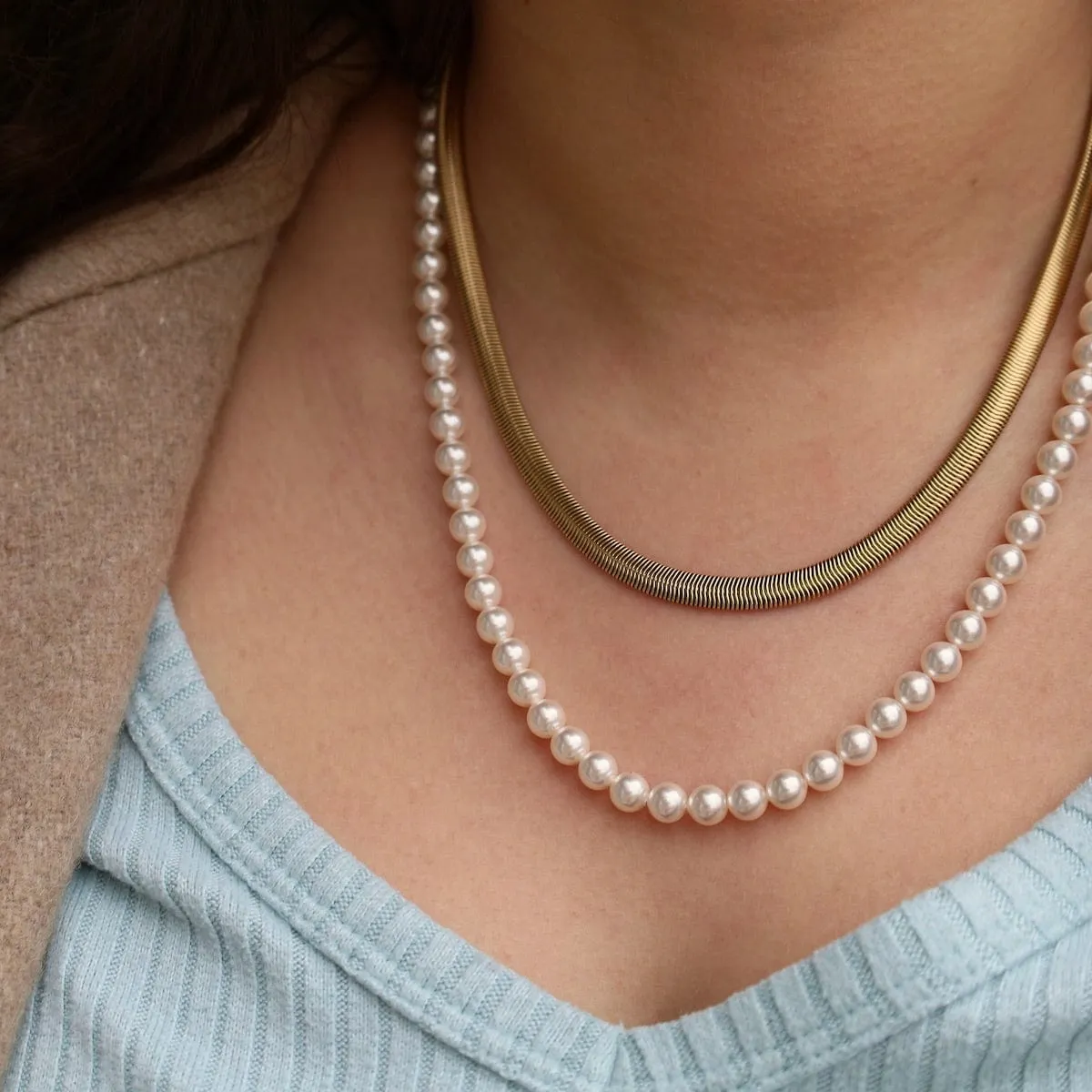 6mm Swarovski Pearl Necklace