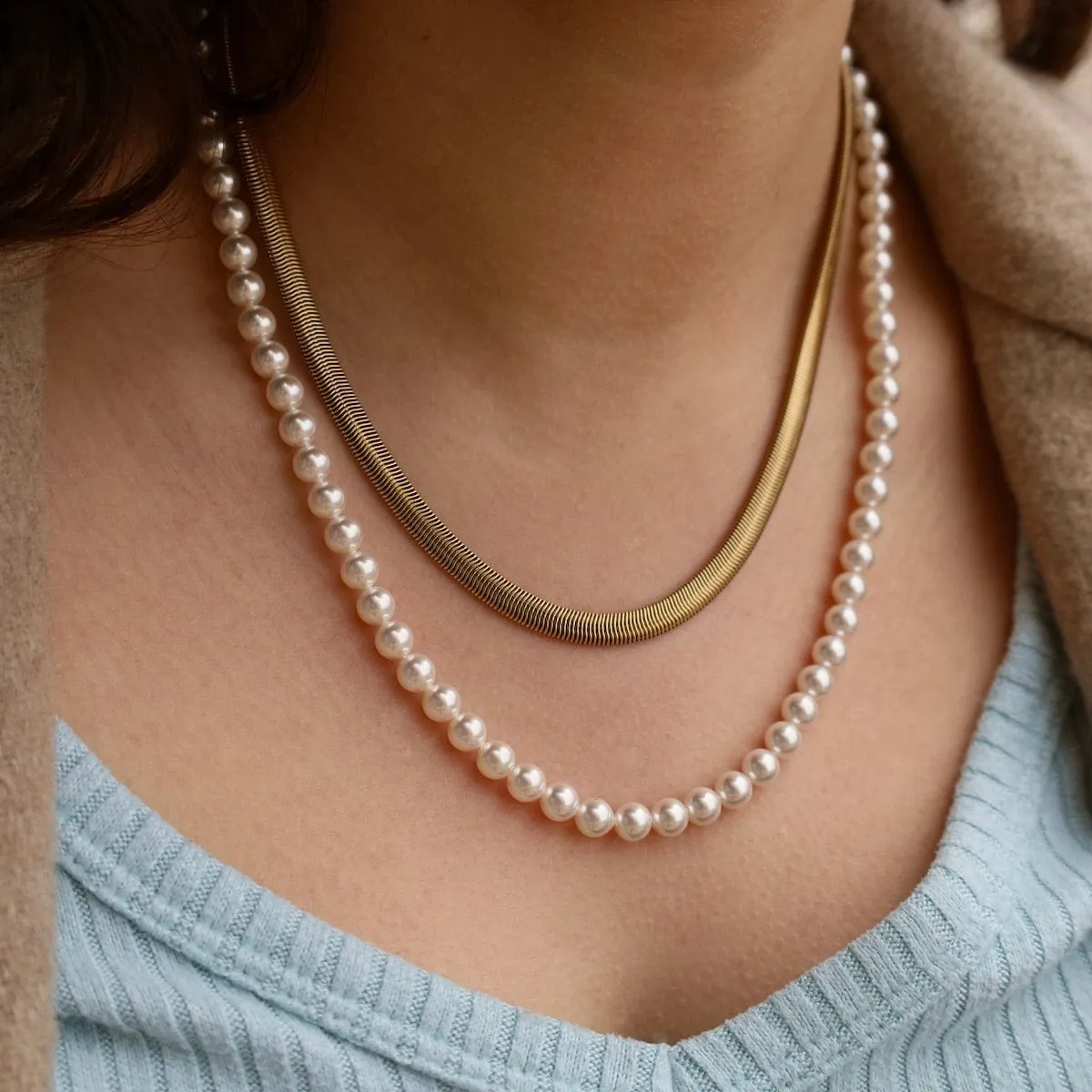 6mm Swarovski Pearl Necklace