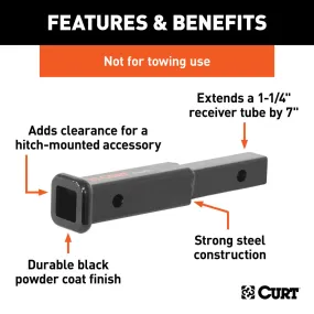 7 Inch Receiver Tube Extender