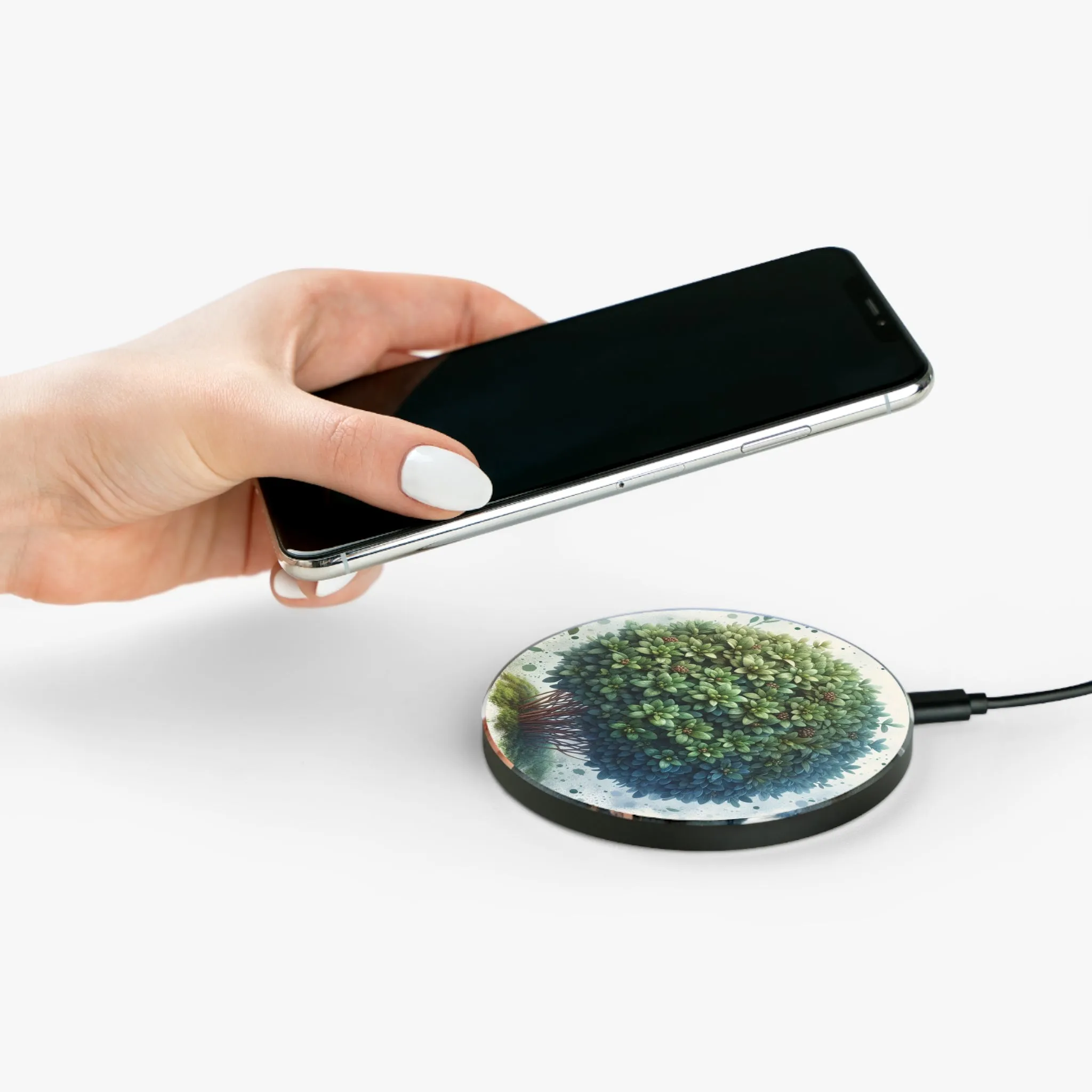 A nice plant with a watercolor effect Wireless Charger