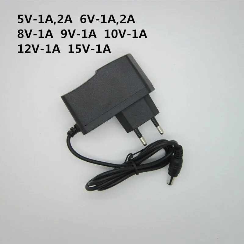 AC 110-240V to DC 5V 6V 8V 9V 10V 12V 15V 0.5 1A 2A 3A Universal Power Adapter Power Supply Charger Eu Us for LED light strips