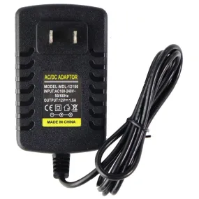 AC/DC Adaptor Power supply Wall Charger - Black (MDL-12150)