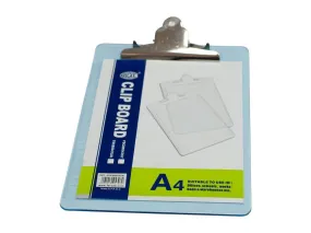 Acrylic Clip Board A4 Blue - FSCB8043LBL