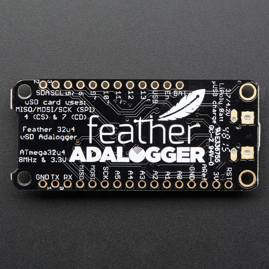 Adafruit Feather 32u4 Adalogger