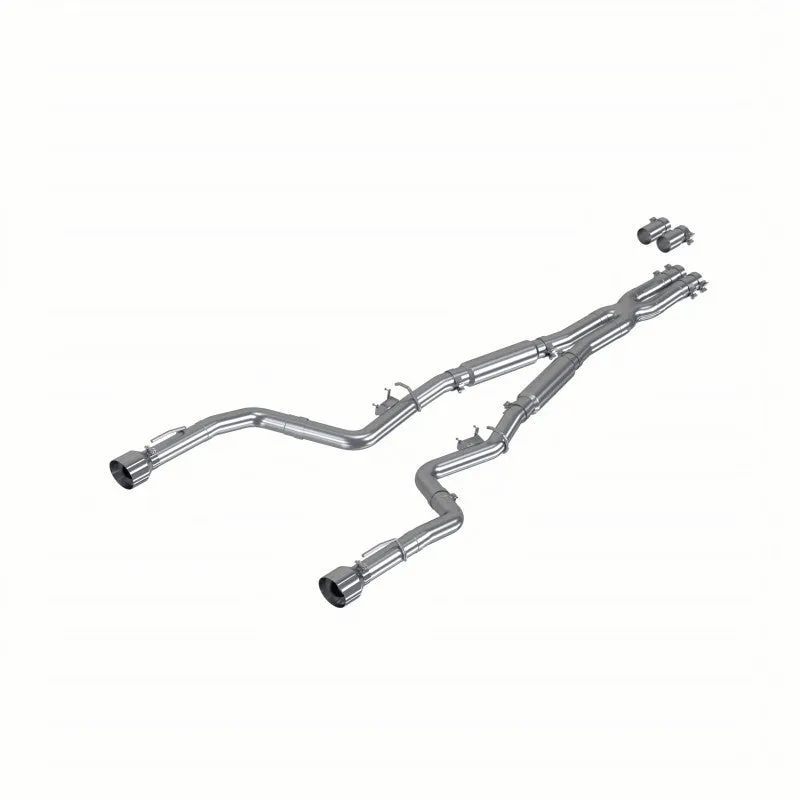 Aluminized Steel 3.0 Inch Cat-Back Dual Rear Street Profile with Dual Tips 15-23 Dodge Charger MBRP