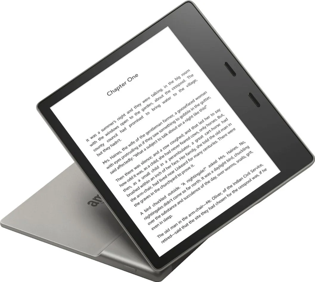 Amazon - Kindle Oasis E-Reader (2019) - 7" - 8GB - now with adjustable warm light - 2019 - Graphite