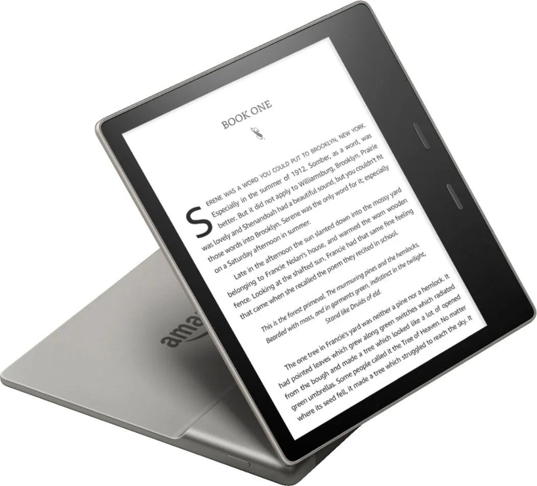 Amazon - Kindle Oasis E-Reader (2019) - 7" - 8GB - now with adjustable warm light - 2019 - Graphite