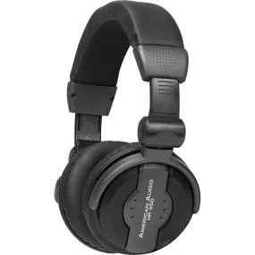 American Audio HP-550-BLACK Over-Ear DJ Headphones (Black)