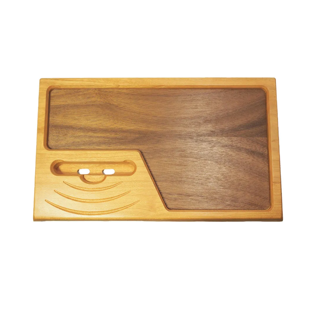 Amplified Tray - Cherry & Walnut