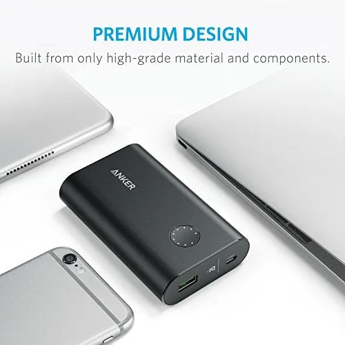 Anker PowerCore  10050 Premium Aluminum Portable Charger with Qualcomm Quick Charge 3.0 (Black)