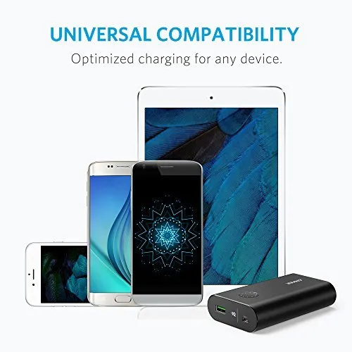 Anker PowerCore  10050 Premium Aluminum Portable Charger with Qualcomm Quick Charge 3.0 (Black)