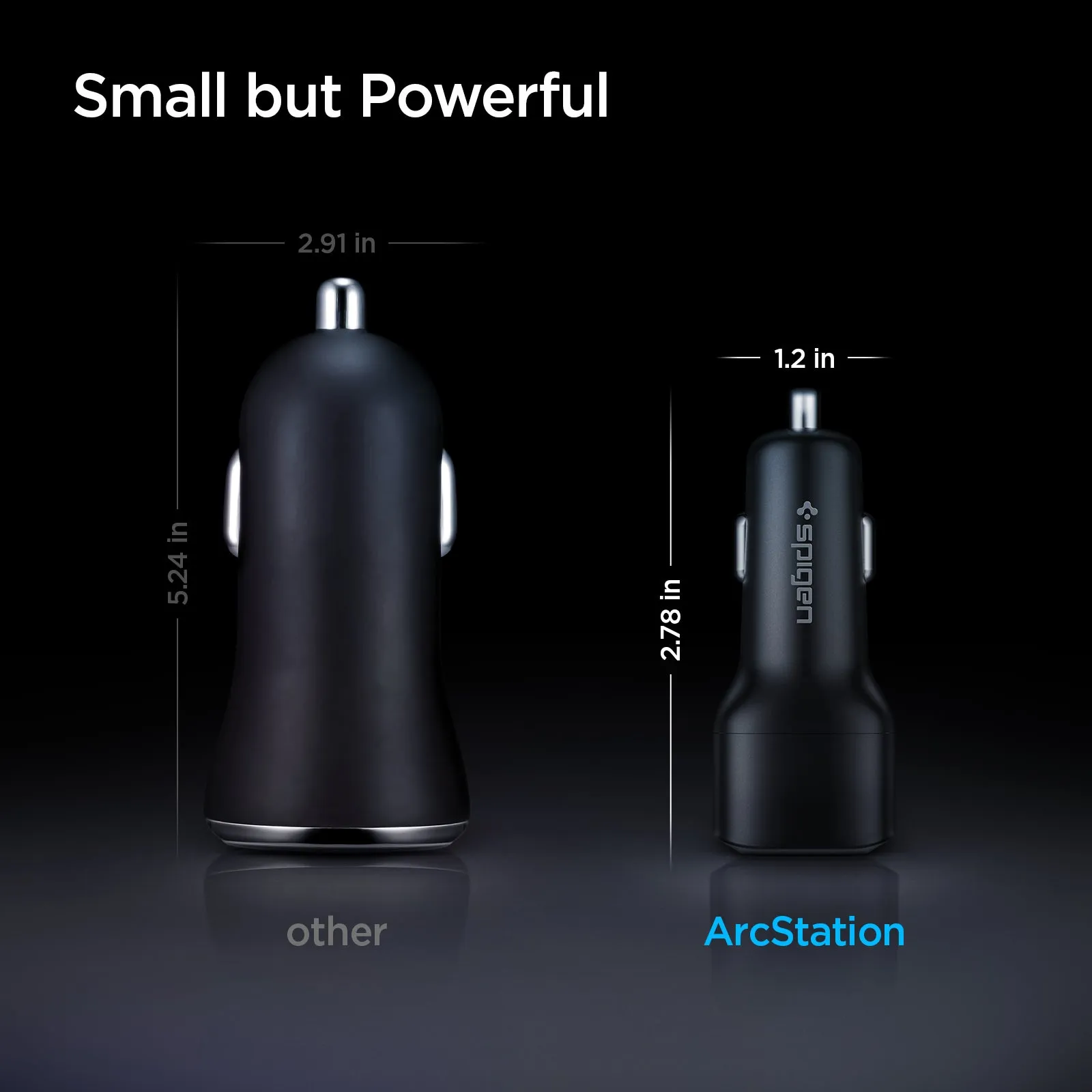 ArcStation™ Dual Port Car Charger | PC2000