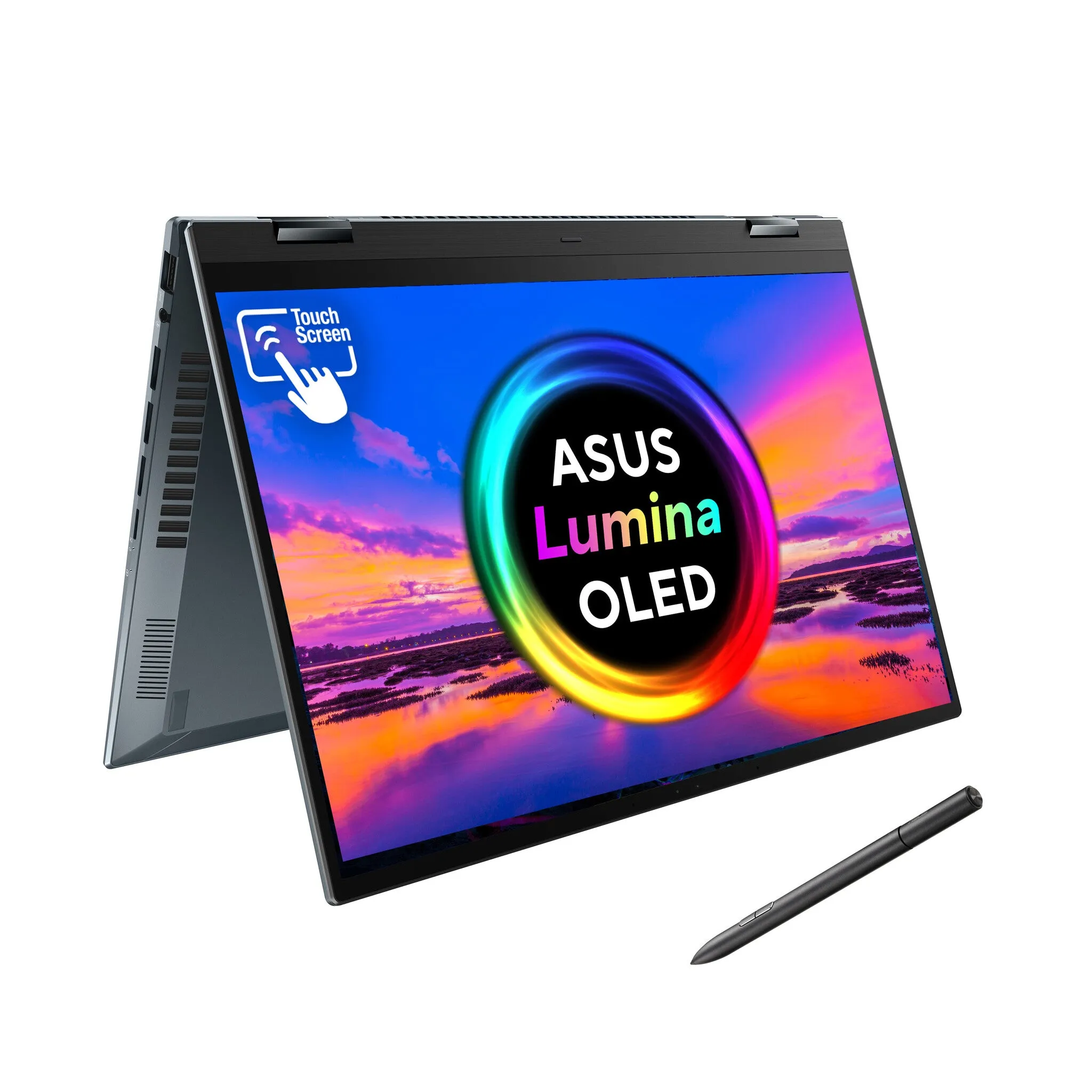 ASUS Zenbook 14 Flip OLED UP5401ZA-KN056W Intel® Core™ i5 i5-12500H Hybrid (2-in-1) 35.6 cm (14") Touchscreen 2.8K 16 GB LPDDR5-SDRAM 512 GB SSD Wi-Fi 6E (802.11ax) Windows 11 Home Grey