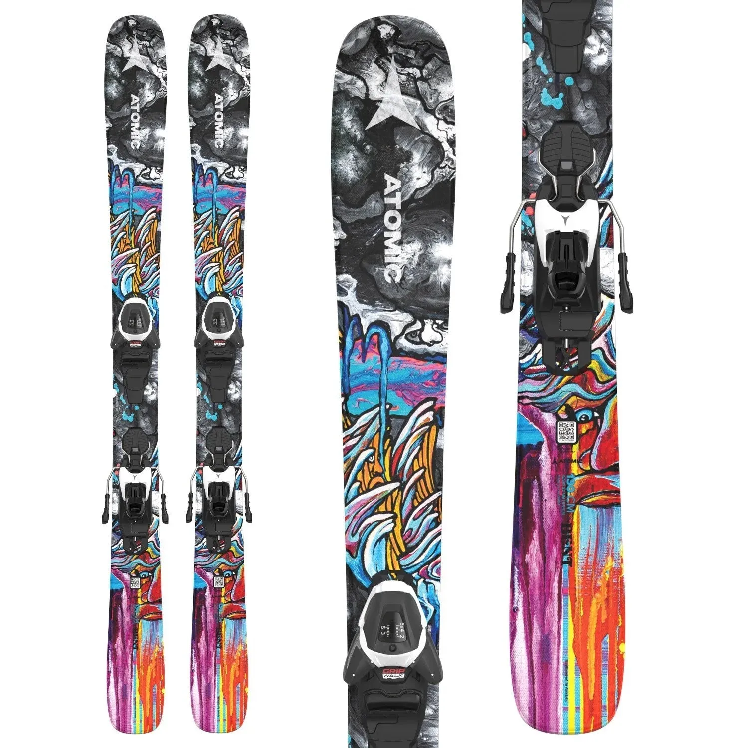 Atomic Bent Jr Skis   C5 GW Bindings - Kids - 2025