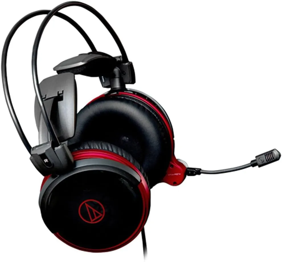 Audio-Technica ATHAG1X Closed Back High-Fidelity Gaming Headset Compatible with PS4, Laptops and PC