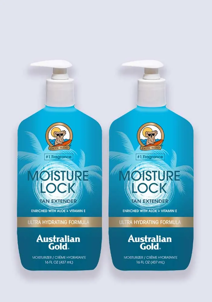 Australian Gold Moisture Lock Tan Extender 473ml - 2 Pack Saver