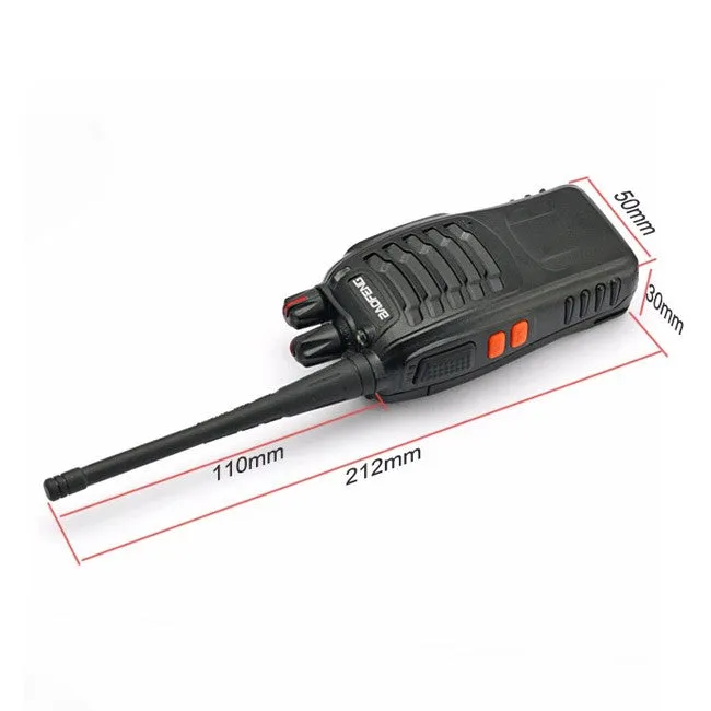 Baofeng BF-888S [6 Pack] | UHF |  5W | 16CH | CTCSS/DCS | Flashlight