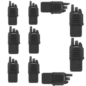 Baofeng BF-9700 [10 Pack] | UHF | 7/5/1W | Waterproof | Noise Reduction [DISCONTINUED]