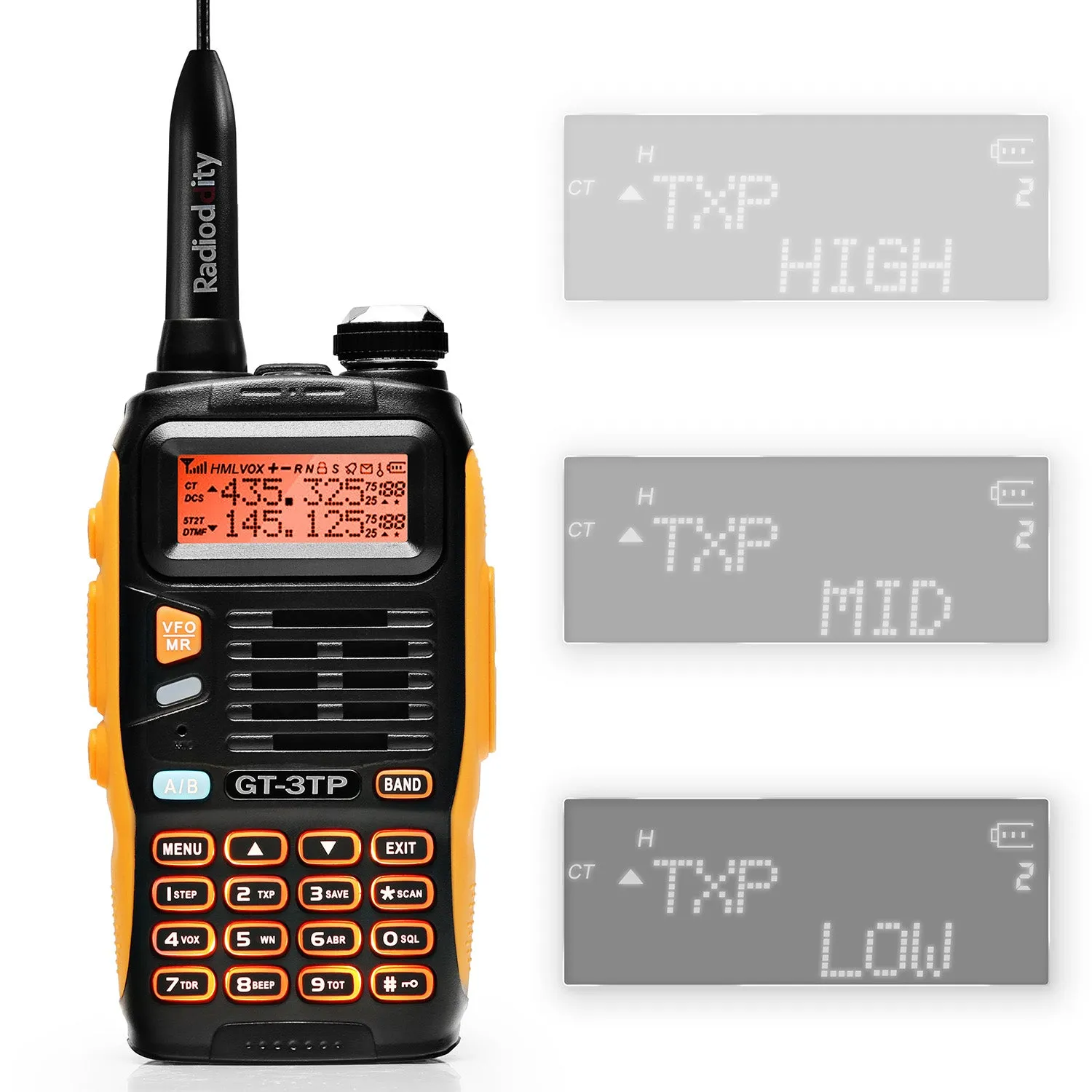 Baofeng GT-3TP Mark III Two way Radio   Remote Speaker   Programming Cable [DISCONTINUED]