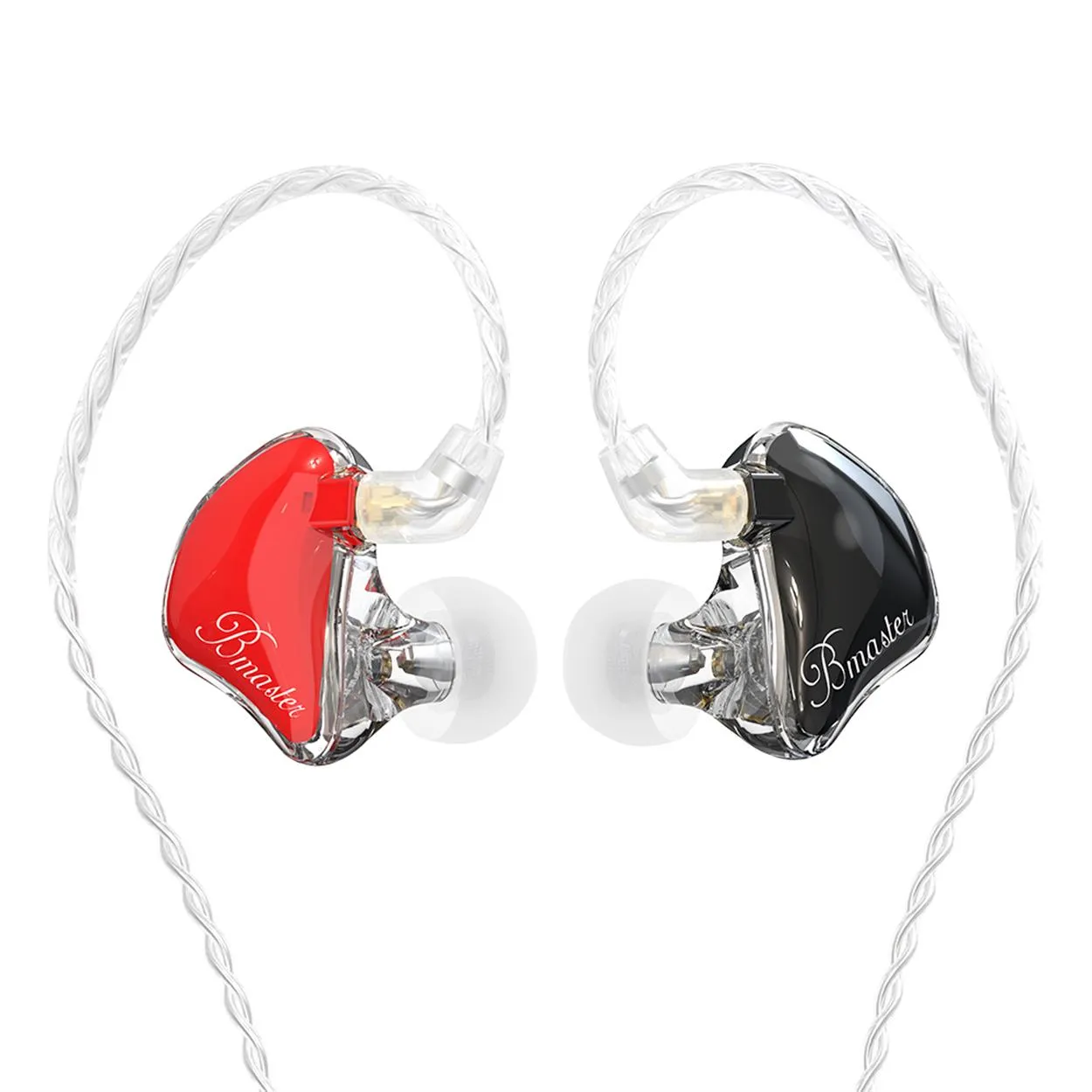 BASN Bmaster PRO Triple Drivers In Ear Monitor Headphones (White-Black)