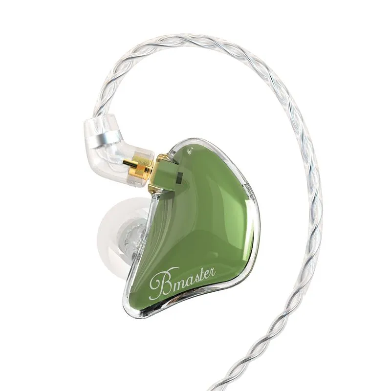 BASN Bmaster Triple Drivers In Ear Monitor Headphones (White)