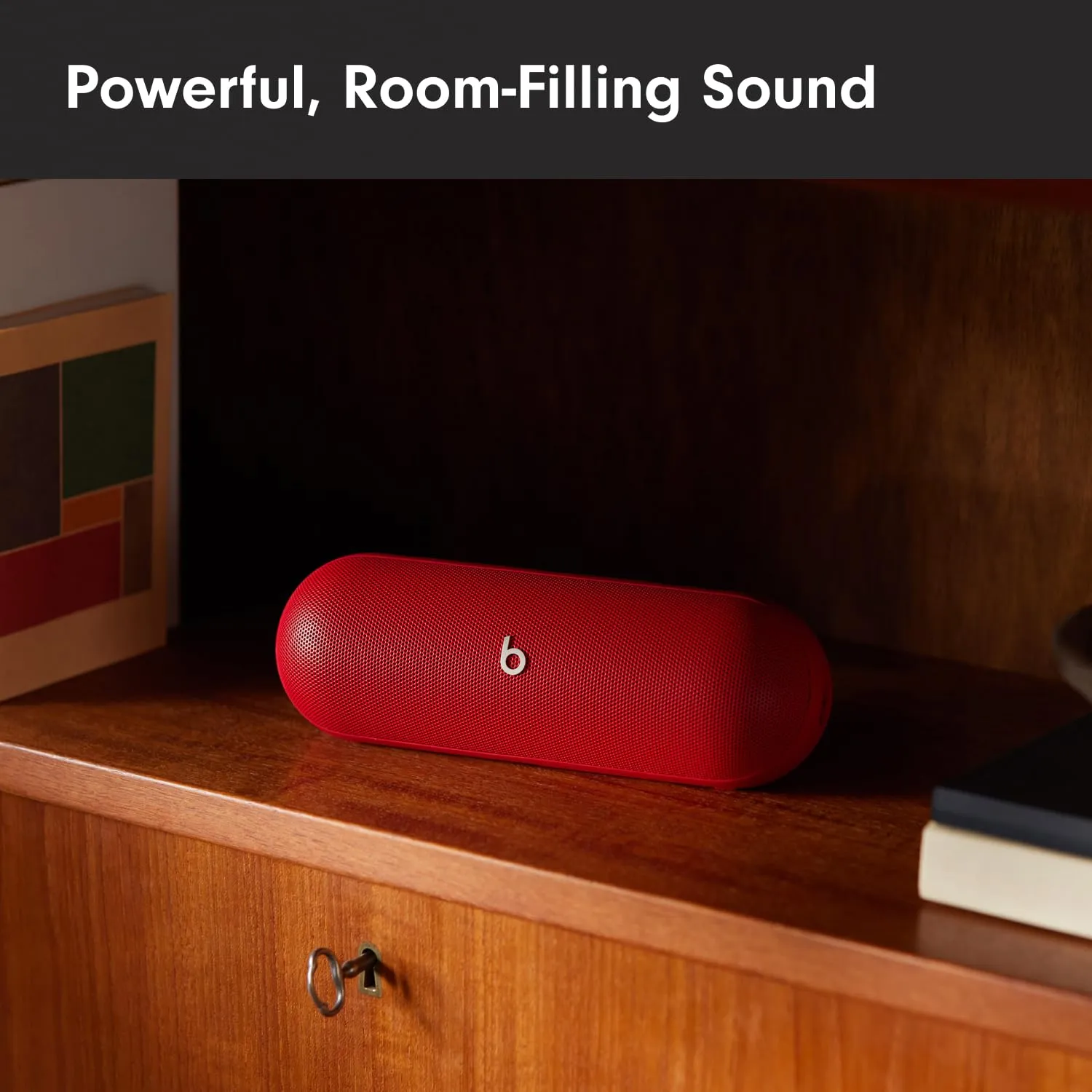 Beats Pill - Wireless Bluetooth Speaker with AppleCare  (2 Years) - Statement Red