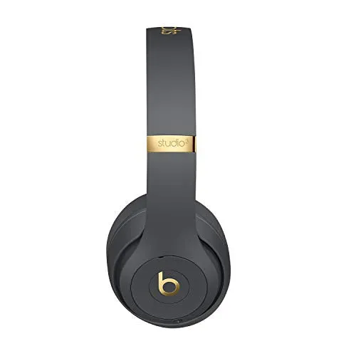 Beats Studio3 Wireless Noise Cancelling Over-Ear Headphones - Apple W1 Headphone Chip, Class 1 Bluetooth, 22 Hours of Listening Time, Built-in Microphone - Shadow Gray (Latest Model)