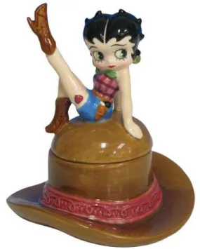 Betty Boop Cowgirl Trinket Box RETIRED