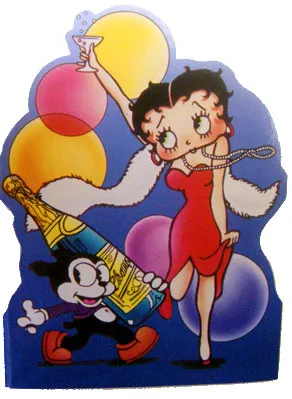 Betty Boop Greeting Card