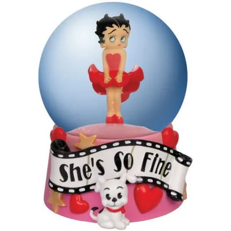 Betty Boop She's So Fine Waterglobe