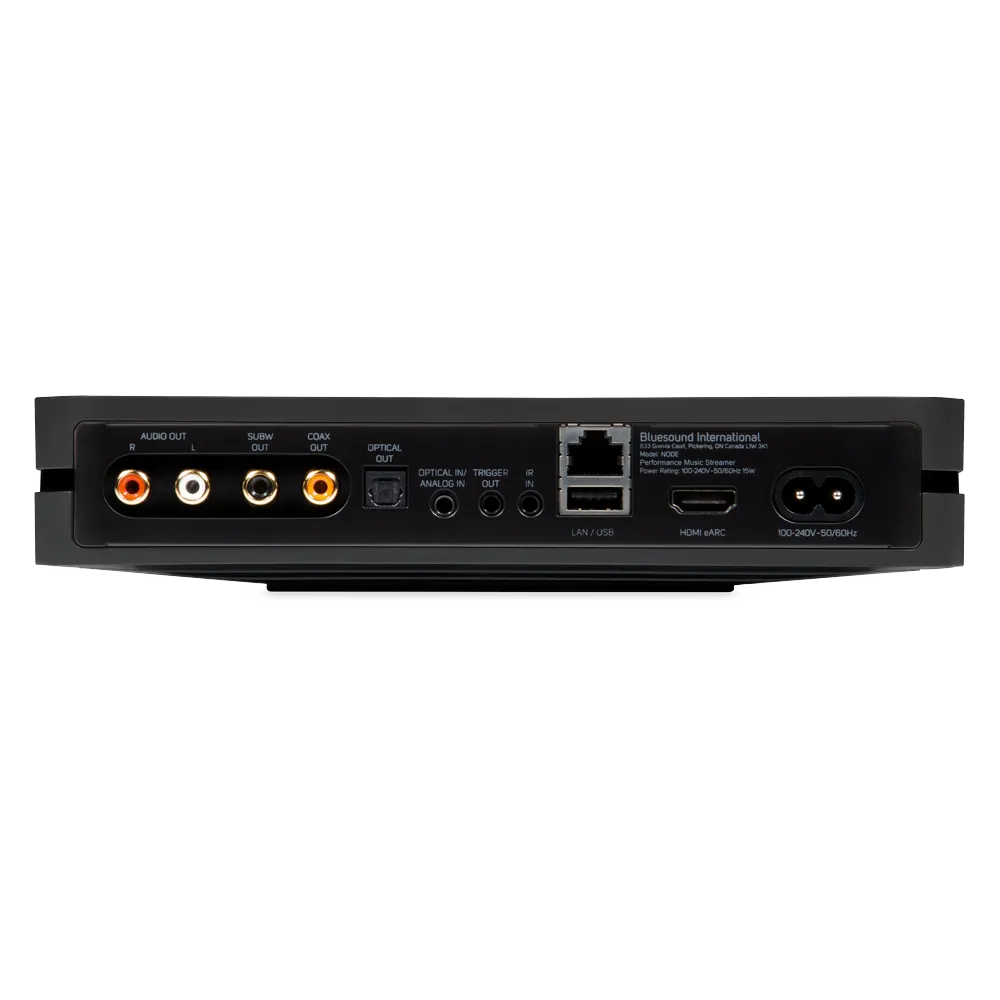 Bluesound Node Wireless Network Streamer (2024 Model)