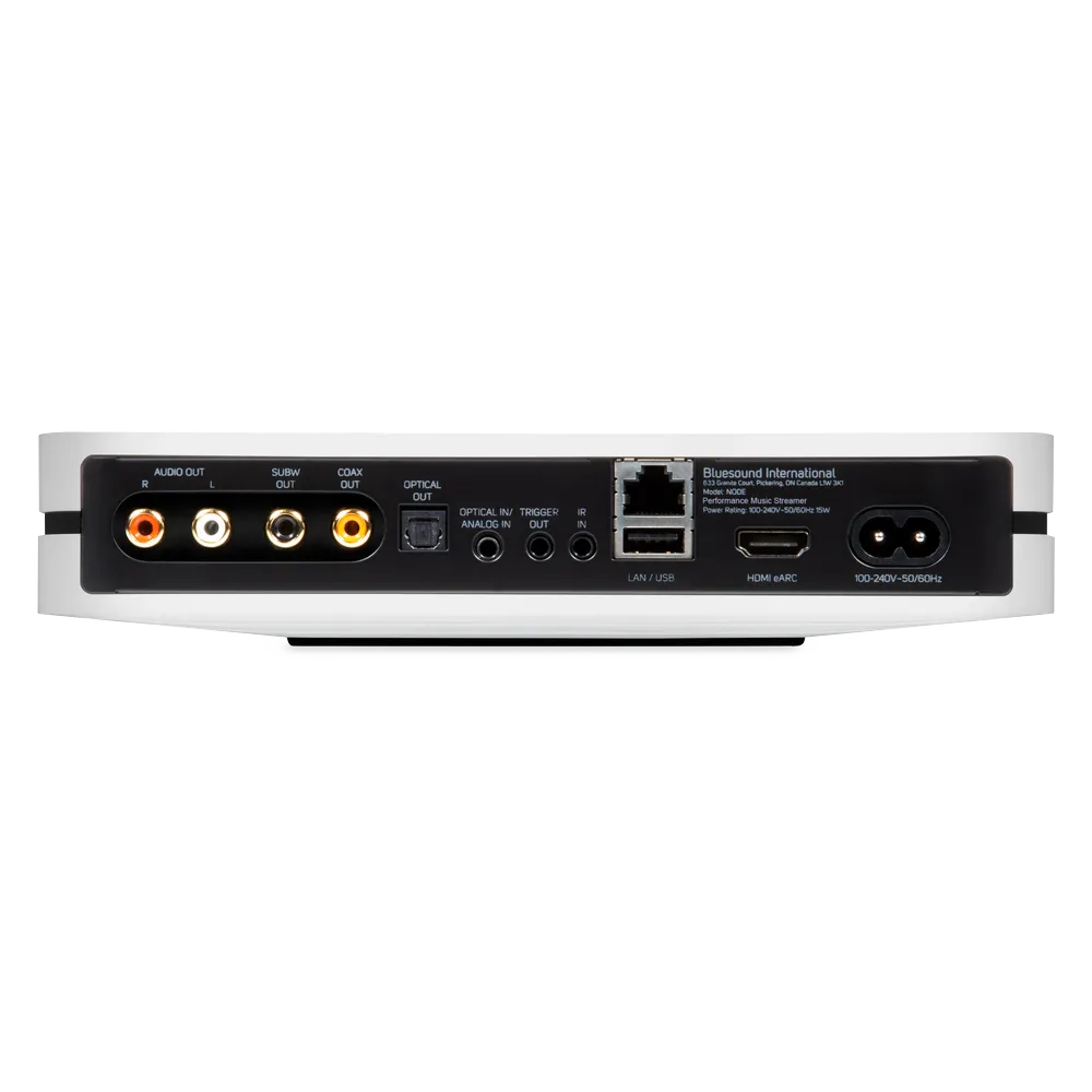 Bluesound Node Wireless Network Streamer (2024 Model)