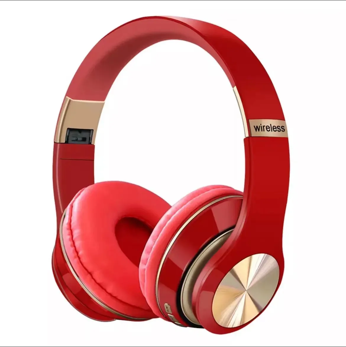 Bluetooth HiFi Wireless Headphones,Foldable Headset Support