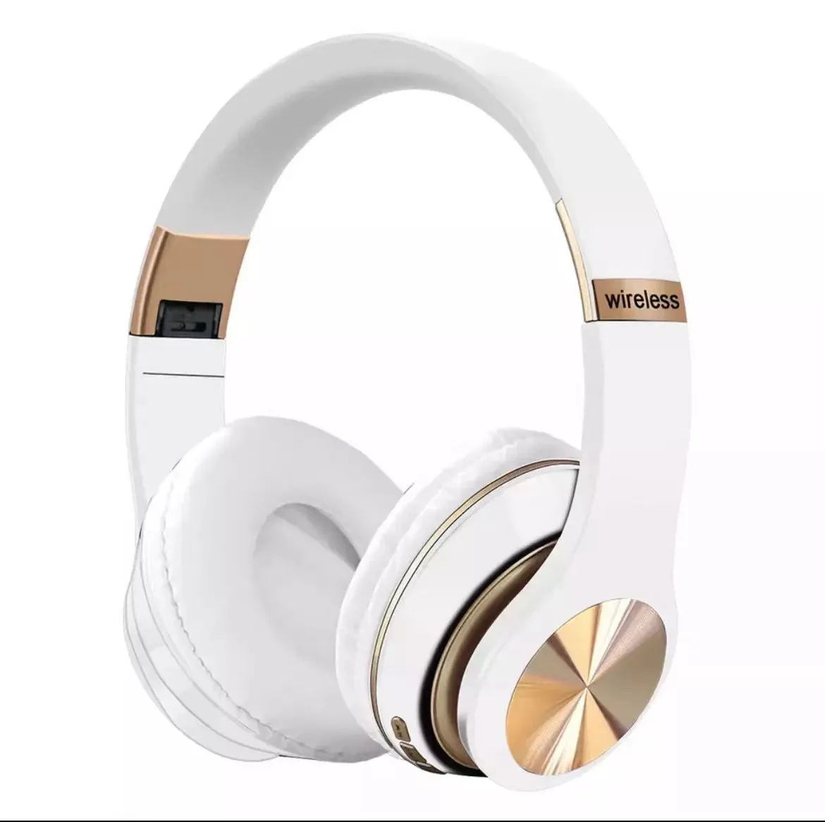 Bluetooth HiFi Wireless Headphones,Foldable Headset Support