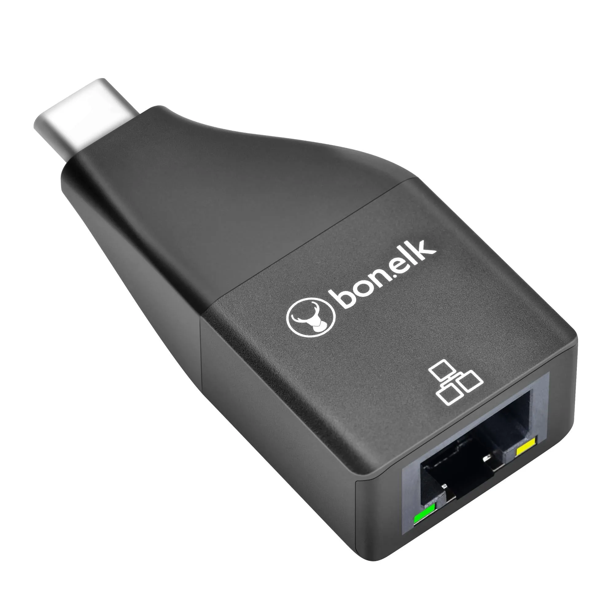 Bonelk USB-C to Ethernet Adapter (Black)