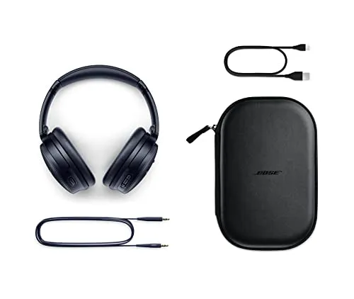 Bose QuietComfort 45 Bluetooth Wireless Noise Cancelling Headphones, Midnight Blue - Limited Edition