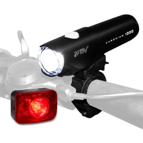 BV Rechargeable Headlight and Taillight | BV-L-CHROMIUM1000